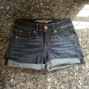 Dark Wash Shorts